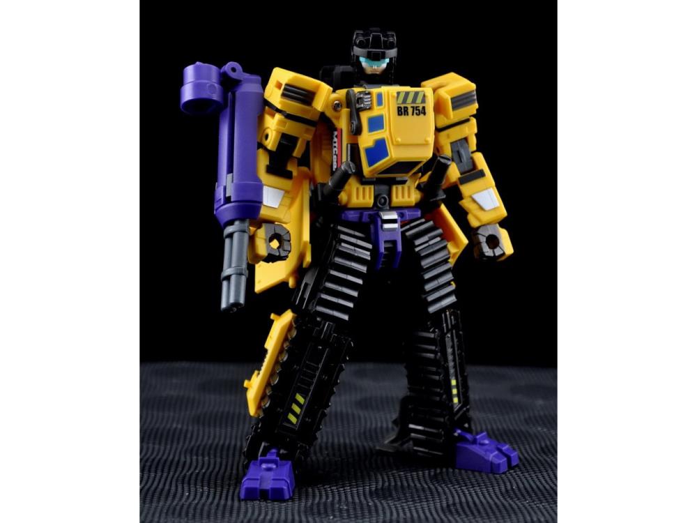 MTC-01A Yellow Giant Set A (Bulldozer & Excavator) Gallery Image 5