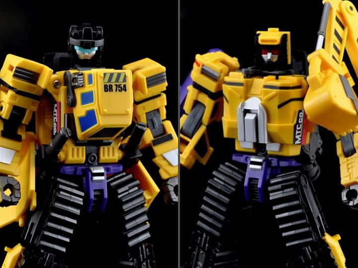 MTC-01A Yellow Giant Set A (Bulldozer & Excavator) Gallery Image 1