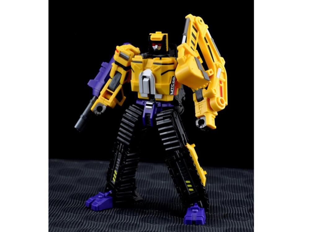 MTC-01A Yellow Giant Set A (Bulldozer & Excavator) Gallery Image 6