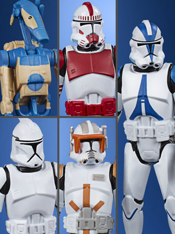 Star Wars Celebrate the Saga Galactic Republic 3.75" Pack of 5 Figures Gallery Image 2