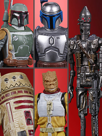 Star Wars Celebrate the Saga Bounty Hunter 3.75" Pack of 5 Figures Gallery Image 2