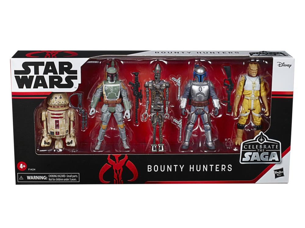 Star Wars Celebrate the Saga Bounty Hunter 3.75" Pack of 5 Figures Gallery Image 9