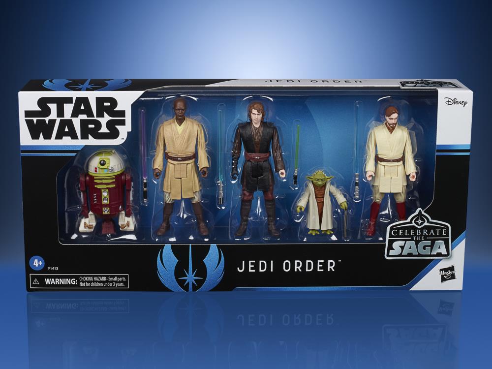 Star Wars Celebrate the Saga Jedi Order 3.75" Pack of 5 Figures Gallery Image 5