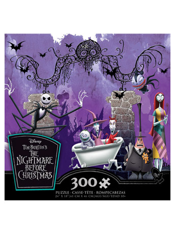 The Nightmare Before Christmas Bathtime Ghouls 300-Piece Puzzle Gallery Image 2