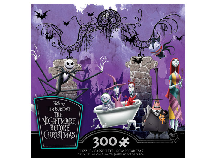 The Nightmare Before Christmas Bathtime Ghouls 300-Piece Puzzle Gallery Image 1