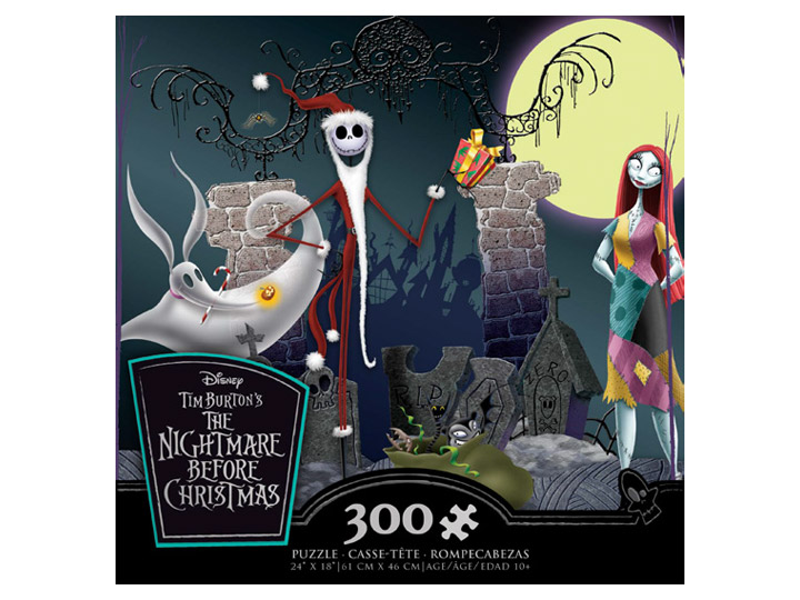 The Nightmare Before Christmas Santa Jack 300-Piece Puzzle Gallery Image 1