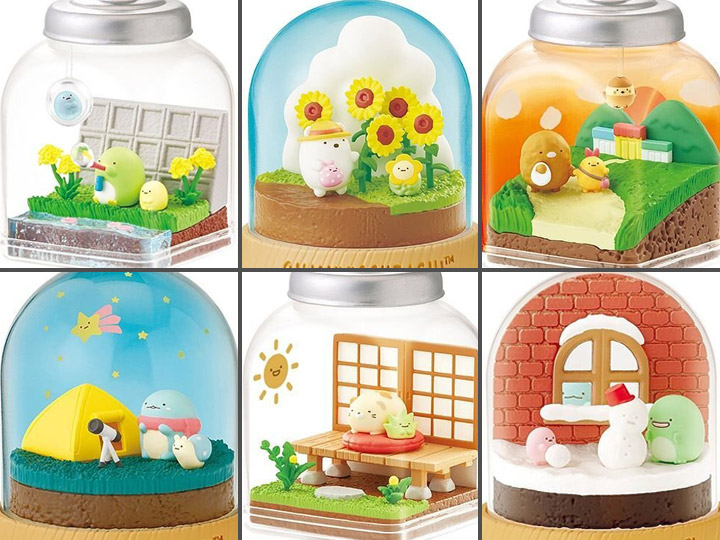 Sumikko Gurashi Hartwarming Weather Everyday Terrarium Boxed Set of 6 Figures Gallery Image 1