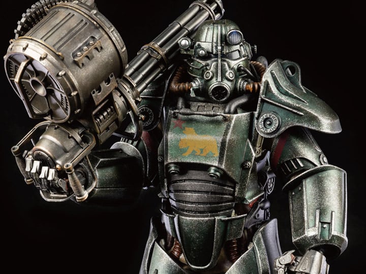 Fallout T-45 NCR Salvaged Power Armor 1/6 Scale Figure