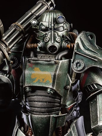 Fallout T-45 NCR Salvaged Power Armor 1/6 Scale Figure