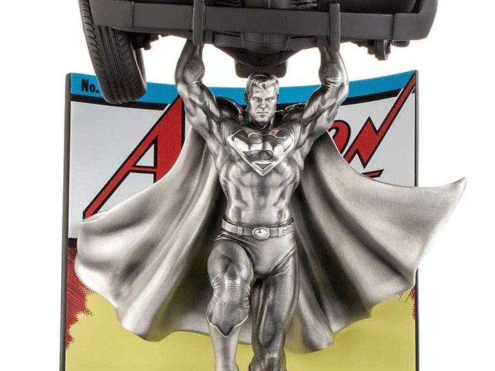 Action Comics #1 Superman Pewter Collectible Limited Edition Figurine Gallery Image 1
