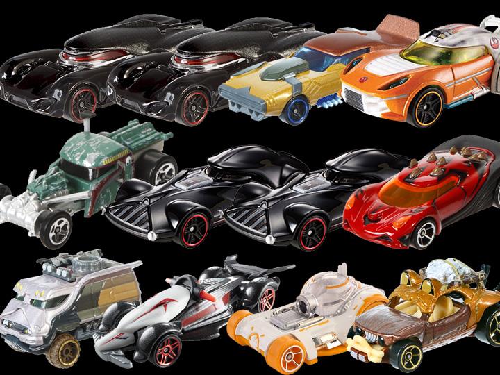 Star Wars Hot Wheels 1:64 Scale Character Car Wave 05 - Case of 12 Gallery Image 1