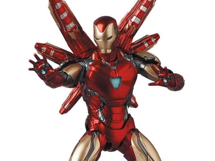 【開封品美品】MARVEL IRON MAN MAFEX 6インチフィギュア Avengers Initiative 6 Inch Action Figure Mafex Series - Iron Man