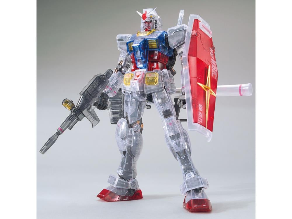 Mobile Suit Gundam MG RX-78-2 Gundam Ver.3.0 (Clear Color) The Gundam Base Limited Exclusive 1/100 Scale Model Kit Gallery Image 3