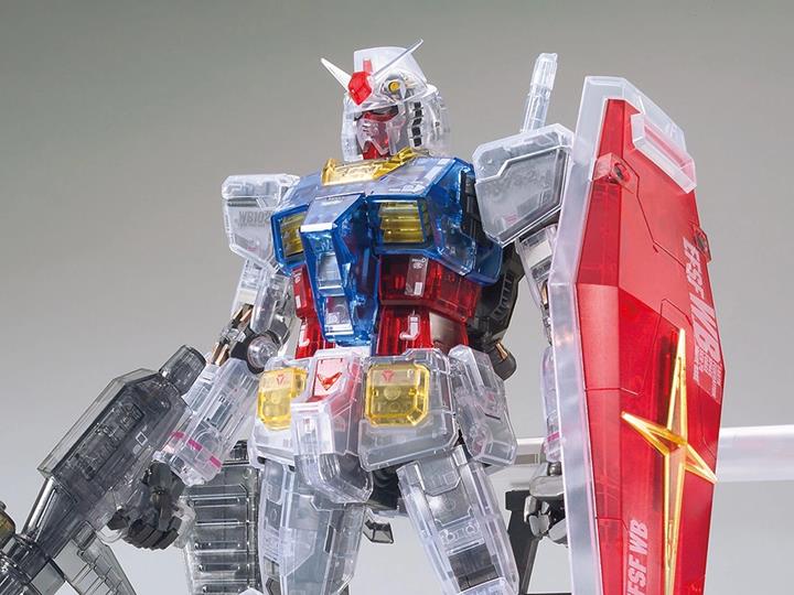 Mobile Suit Gundam MG RX-78-2 Gundam Ver.3.0 (Clear Color) The Gundam Base Limited Exclusive 1/100 Scale Model Kit Gallery Image 1