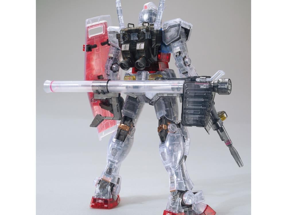 Mobile Suit Gundam MG RX-78-2 Gundam Ver.3.0 (Clear Color) The Gundam Base Limited Exclusive 1/100 Scale Model Kit Gallery Image 4