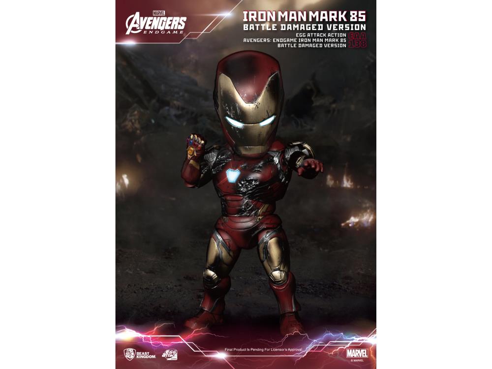 Avengers: Endgame Egg Attack Action EAA-138 Iron Man MK-85 (Battle Damage) Gallery Image 4
