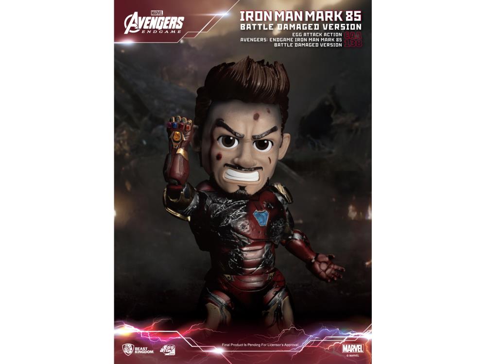 Avengers: Endgame Egg Attack Action EAA-138 Iron Man MK-85 (Battle Damage) Gallery Image 7