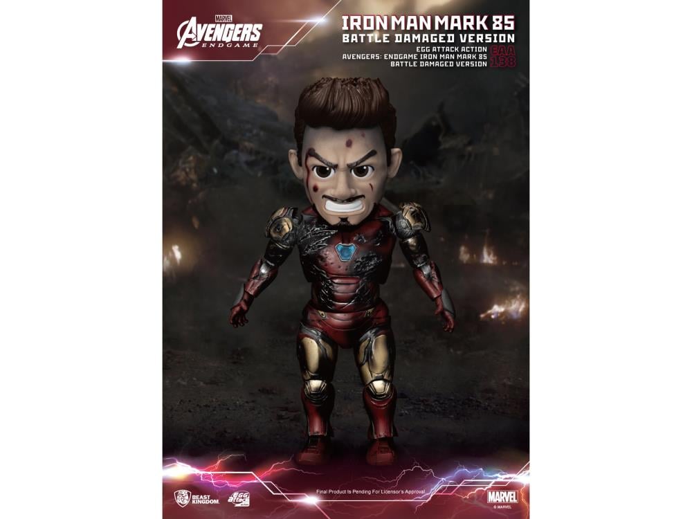 Avengers: Endgame Egg Attack Action EAA-138 Iron Man MK-85 (Battle Damage) Gallery Image 5
