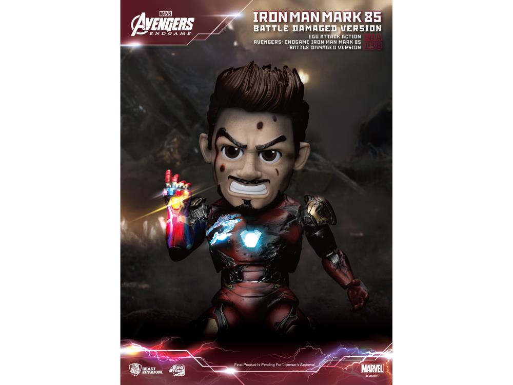 Avengers: Endgame Egg Attack Action EAA-138 Iron Man MK-85 (Battle Damage) Gallery Image 8