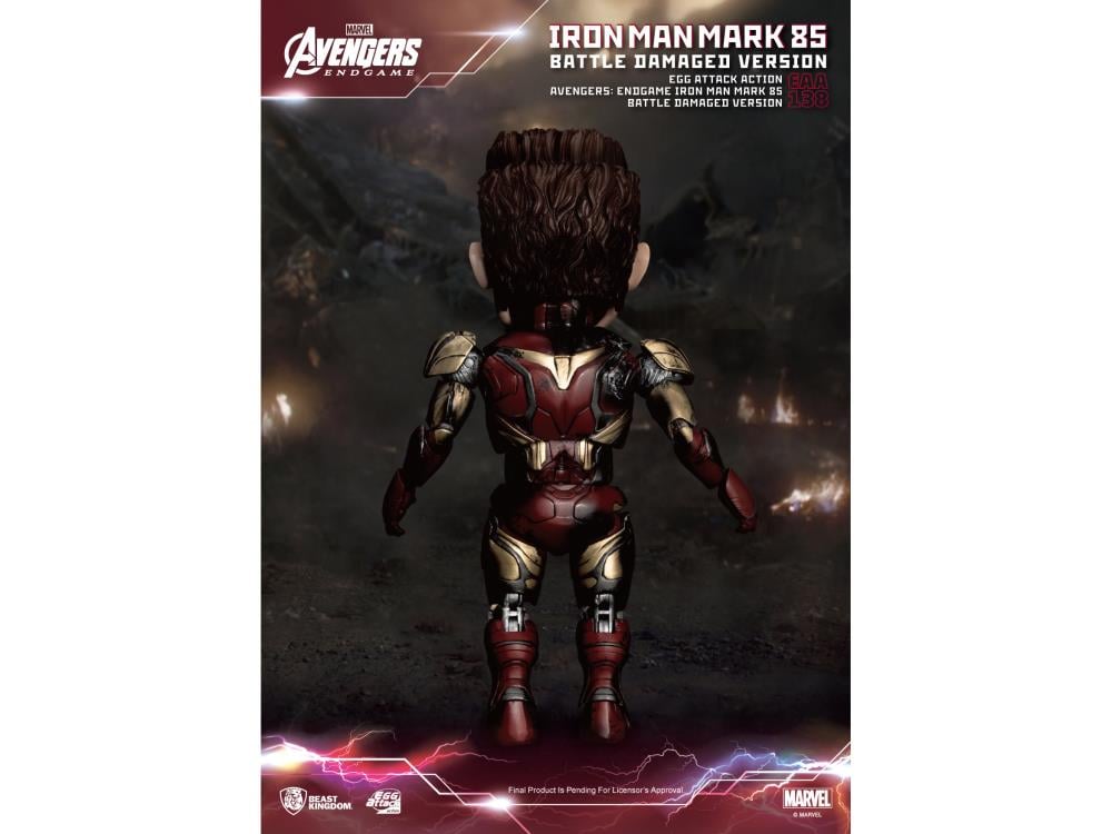 Avengers: Endgame Egg Attack Action EAA-138 Iron Man MK-85 (Battle Damage) Gallery Image 6