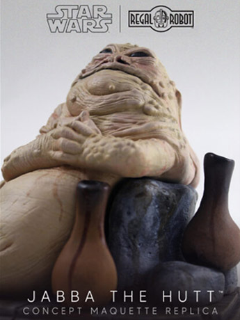 Star Wars: Return of the Jedi Jabba The Hutt Concept Limited Edition Maquette Replica Gallery Image 2