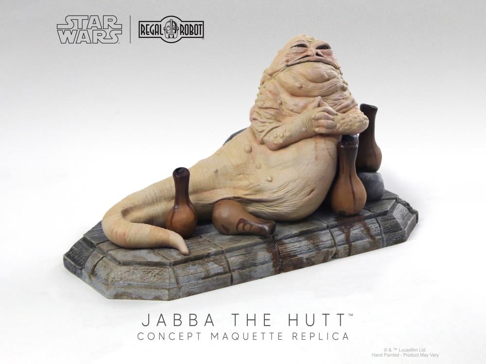 Star Wars: Return of the Jedi Jabba The Hutt Concept Limited Edition Maquette Replica Gallery Image 4