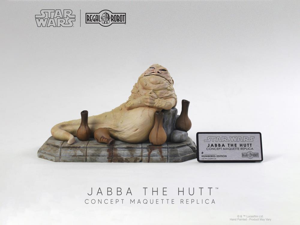 Star Wars: Return of the Jedi Jabba The Hutt Concept Limited Edition Maquette Replica Gallery Image 9