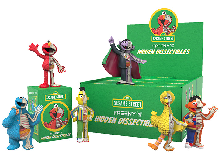 Sesame Street Freeny's Hidden Dissectibles Box of 12 Figures Gallery Image 1