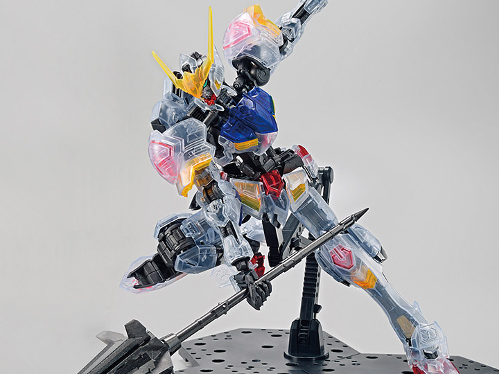 Mobile Suit Gundam: Iron-Blooded Orphans MG Gundam Barbatos (Clear Color) The Gundam Base Limited Exclusive 1/100 Scale Model Kit Gallery Image 1
