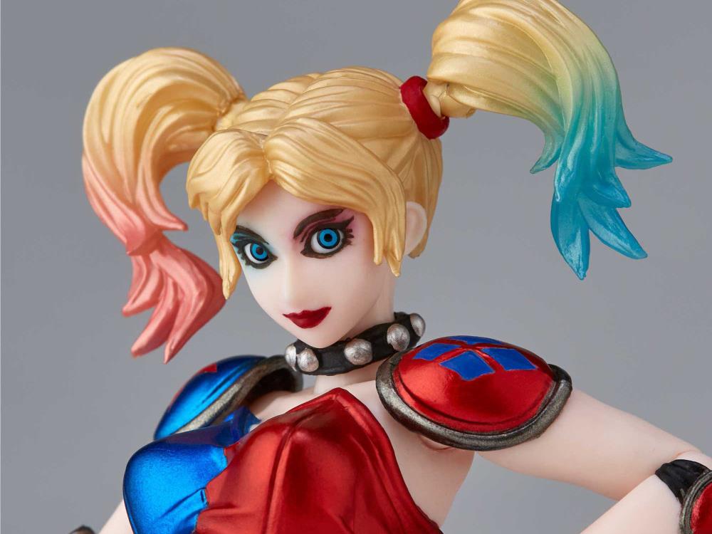 DC Comics Amazing Yamaguchi Revoltech No.015EX Harley Quinn (New Color Ver.) Action Figure Gallery Image 11