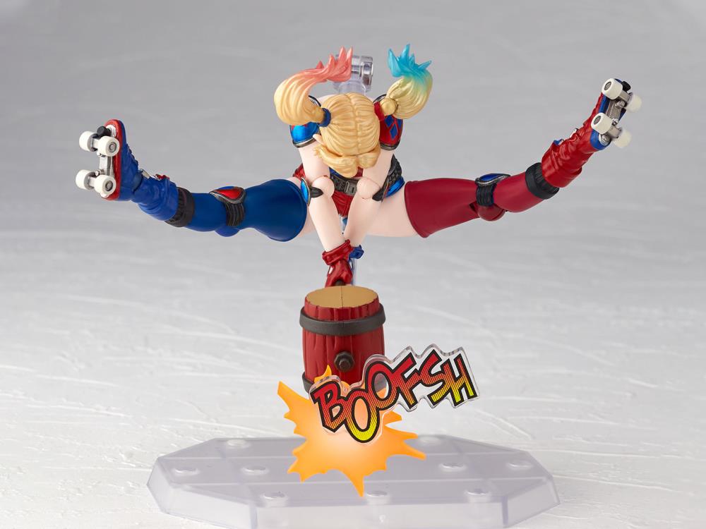 DC Comics Amazing Yamaguchi Revoltech No.015EX Harley Quinn (New Color Ver.) Action Figure Gallery Image 8