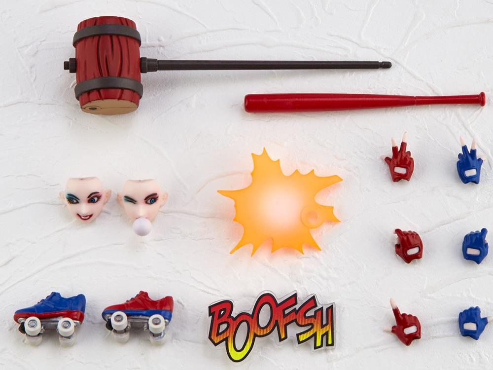 DC Comics Amazing Yamaguchi Revoltech No.015EX Harley Quinn (New Color Ver.) Action Figure Gallery Image 14