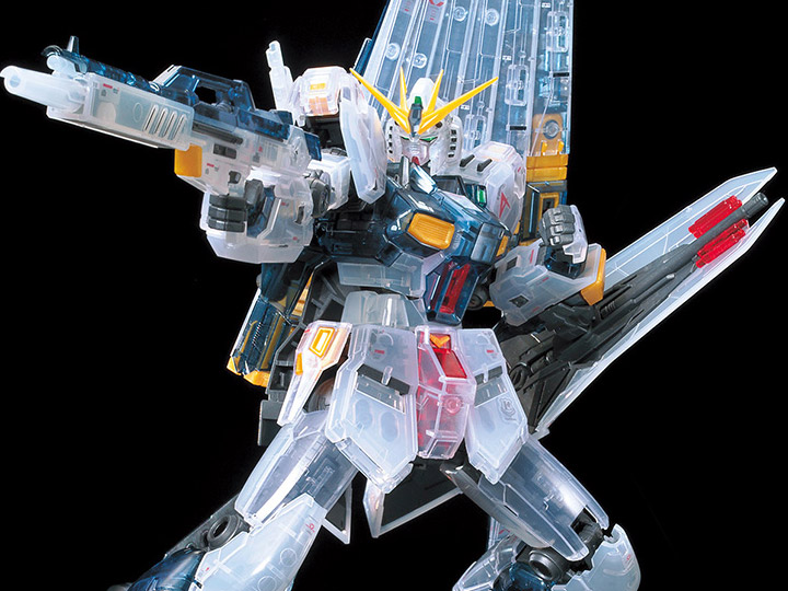 Mobile Suit Gundam: Char's Counterattack RG Nu Gundam (Clear Color) Limited Package Exclusive 1/144 Scale Model Kit Gallery Image 1