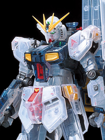 Mobile Suit Gundam: Char's Counterattack RG Nu Gundam (Clear Color) Limited Package Exclusive 1/144 Scale Model Kit Gallery Image 2