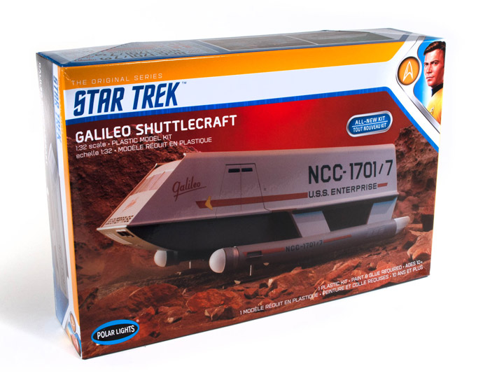 Star Trek Galileo Shuttle 1/32 Scale Model Kit Gallery Image 1