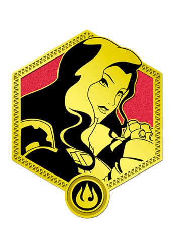 The Legend of Korra Golden Series Asami Enamel Pin Gallery Image 2