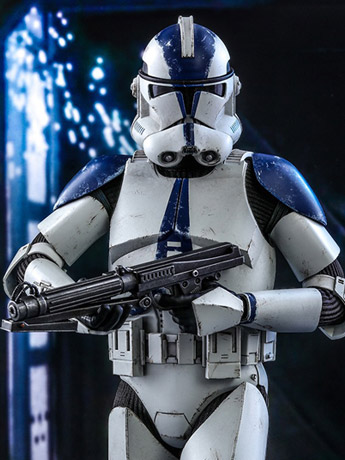 Star Wars: The Clone Wars TMS022 501st Battalion Clone Trooper 1/6th Scale Figure Gallery Image 2
