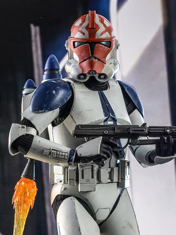 Star Wars: The Clone Wars TMS023 501st Battalion Clone Trooper (Deluxe) 1/6th Scale Figure Gallery Image 2