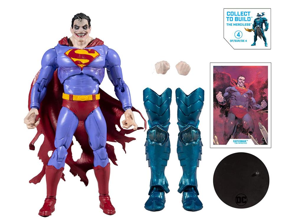 Dark Multiverse DC Multiverse Wave 2 Set of 4 Action Figures (Collect to Build: The Merciless) Gallery Image 29