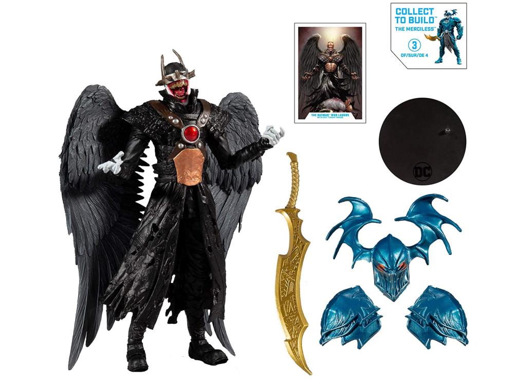 The Batman Who Laughs DC Multiverse The Batman Who Laughs with Sky Tyrant Wings Action Figure (Collect to Build: The Merciless) Gallery Image 9