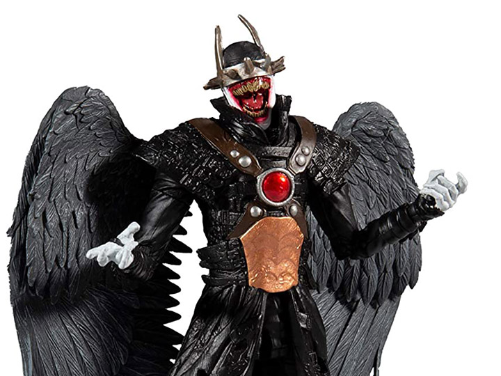 The Batman Who Laughs DC Multiverse The Batman Who Laughs with Sky Tyrant Wings Action Figure (Collect to Build: The Merciless) Gallery Image 1