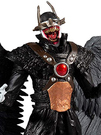 The Batman Who Laughs DC Multiverse The Batman Who Laughs with Sky Tyrant Wings Action Figure (Collect to Build: The Merciless) Gallery Image 2