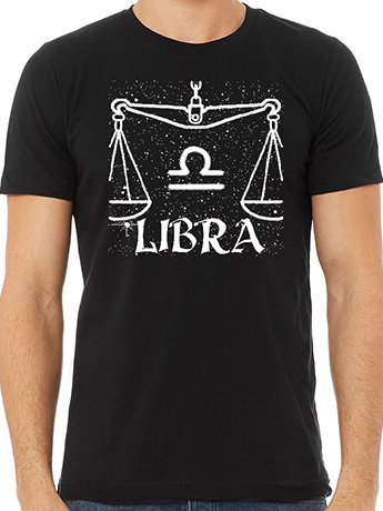 Zodiac Libra T-Shirt Gallery Image 2