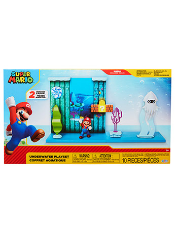 Super Mario 2.50" Underwater Playset Gallery Image 2