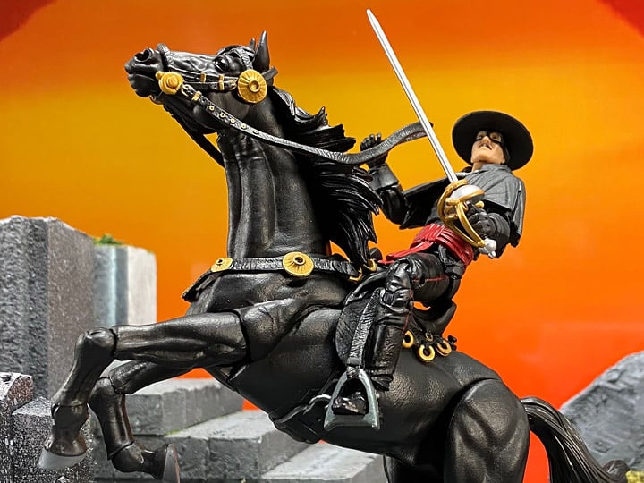 Zorro Hero H.A.C.K.S. Zorro & Tornado Figure & Steed Pack Gallery Image 1
