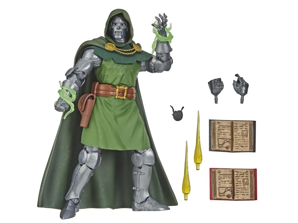 Fantastic Four Marvel Legends Retro Collection Doctor Doom Action Figure Gallery Image 9
