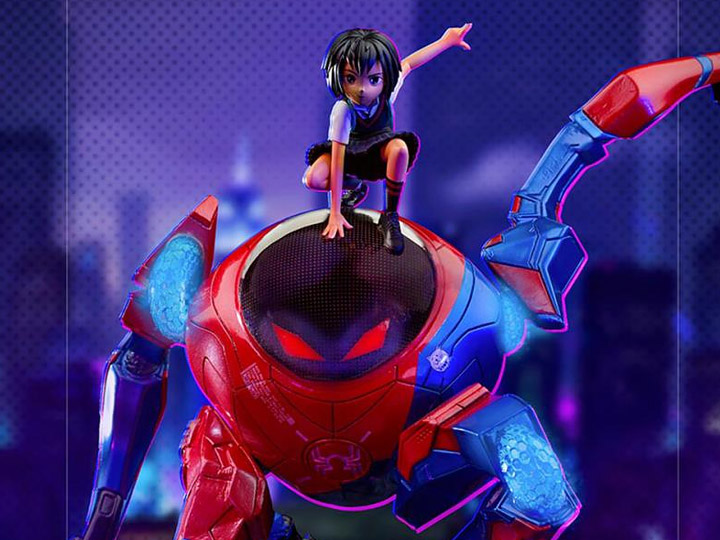 Spider-Man: Into the Spider-Verse Battle Diorama Series Peni Parker & SP//dr 1/10 Art Scale Statue Gallery Image 1
