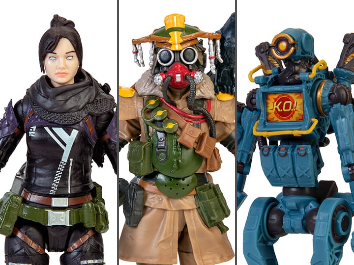 Apex Legends 6" Series 1 Set of 3 Figures Gallery Image 1