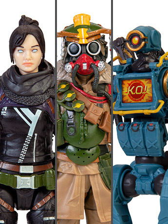Apex Legends 6" Series 1 Set of 3 Figures Gallery Image 2