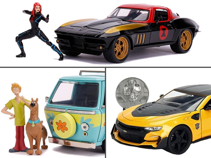 Hollywood Rides 1/24 Scale Set of 3 Die-Cast Vehicles Gallery Image 1